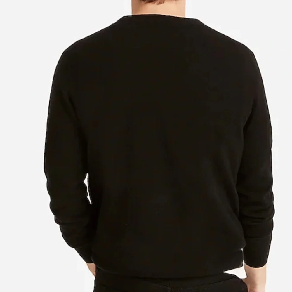 J crew cashmere crewneck sweater for men black